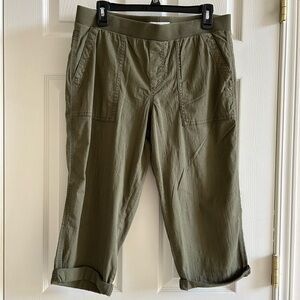 Sonoma Olive Green Capris